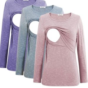 3 pack nursing/breastfeeding shirts